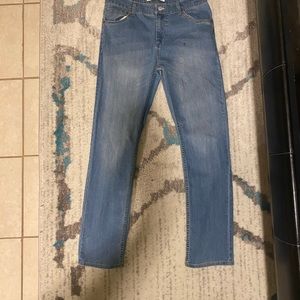 Levi’s slim blue jeans